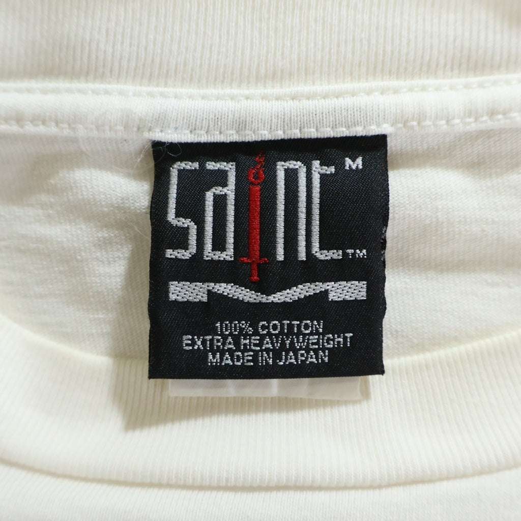 SAINT MICHAEL(セントマイケル) DS SS TEE アリスインワンダーランド プリント 半袖 カットソー ホワイト