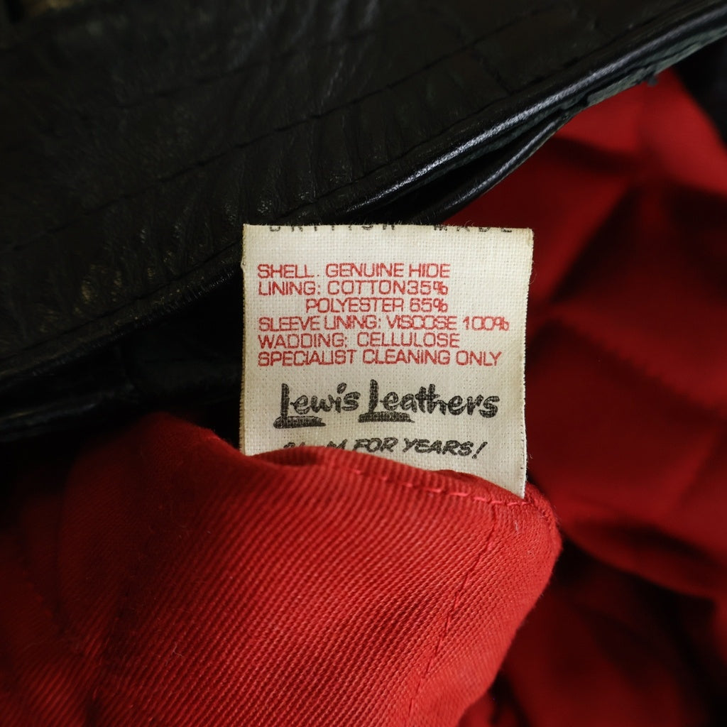 Lewis Leathers(ルイスレザー) Cyclone サイクロン ダブルライダース ジャケット ホースハイド ブラック -