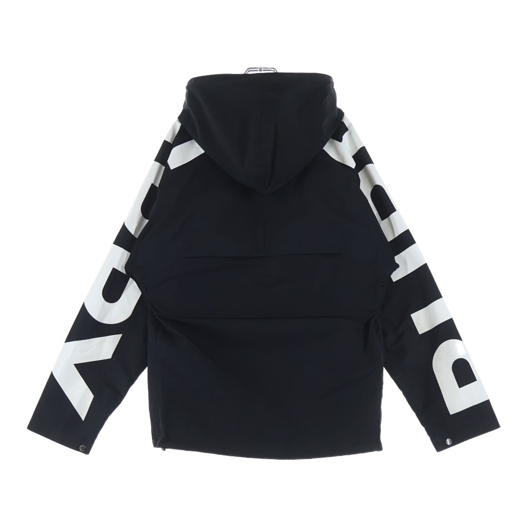 BURBERRY(バーバリー) Side Logo Print Zip-Up Jacket サイドロゴプリント ジップアップジャケット ブラック 8029833
