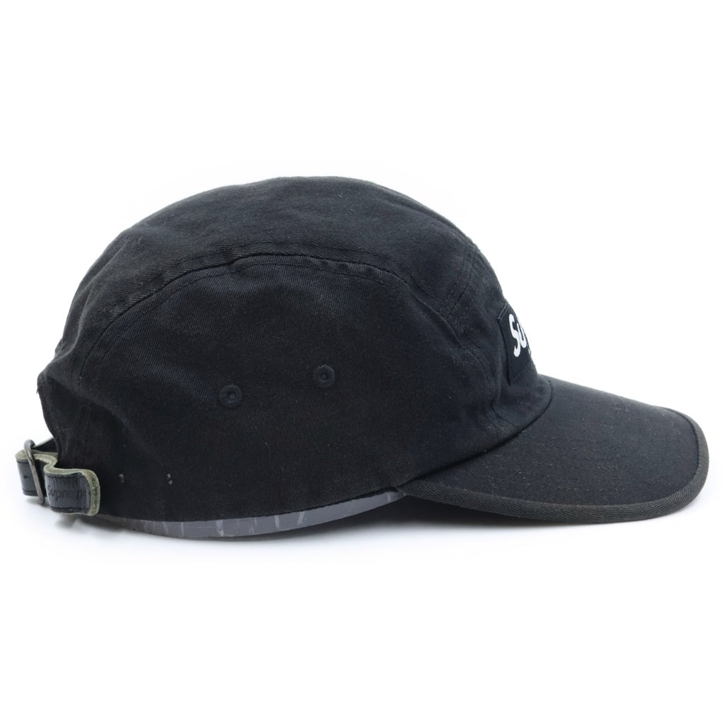 SUPREME(シュプリーム) 26SS WASHED CHINO TWILL CAMP CAP ウォッシュド チノ キャンプ キャップ 帽子 ブラック レディース