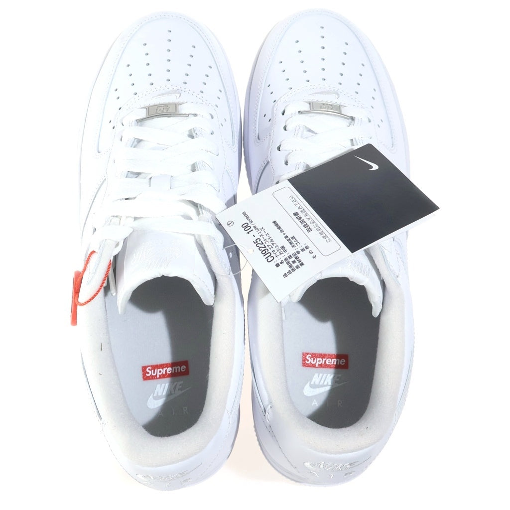 NIKE(ナイキ) ×Supreme Air Force 1 Low シュプリーム エアフォース1 ローカットスニーカー ホワイト US9/27cm CU9225-100