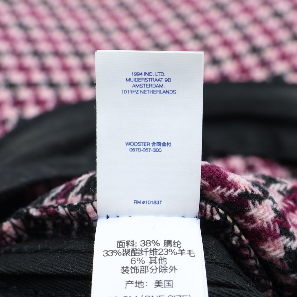 SUPREME(シュプリーム) 23AW Houndstooth Wool Camp Cap 千鳥格子 ボックスロゴ キャンプ キャップ マルチ