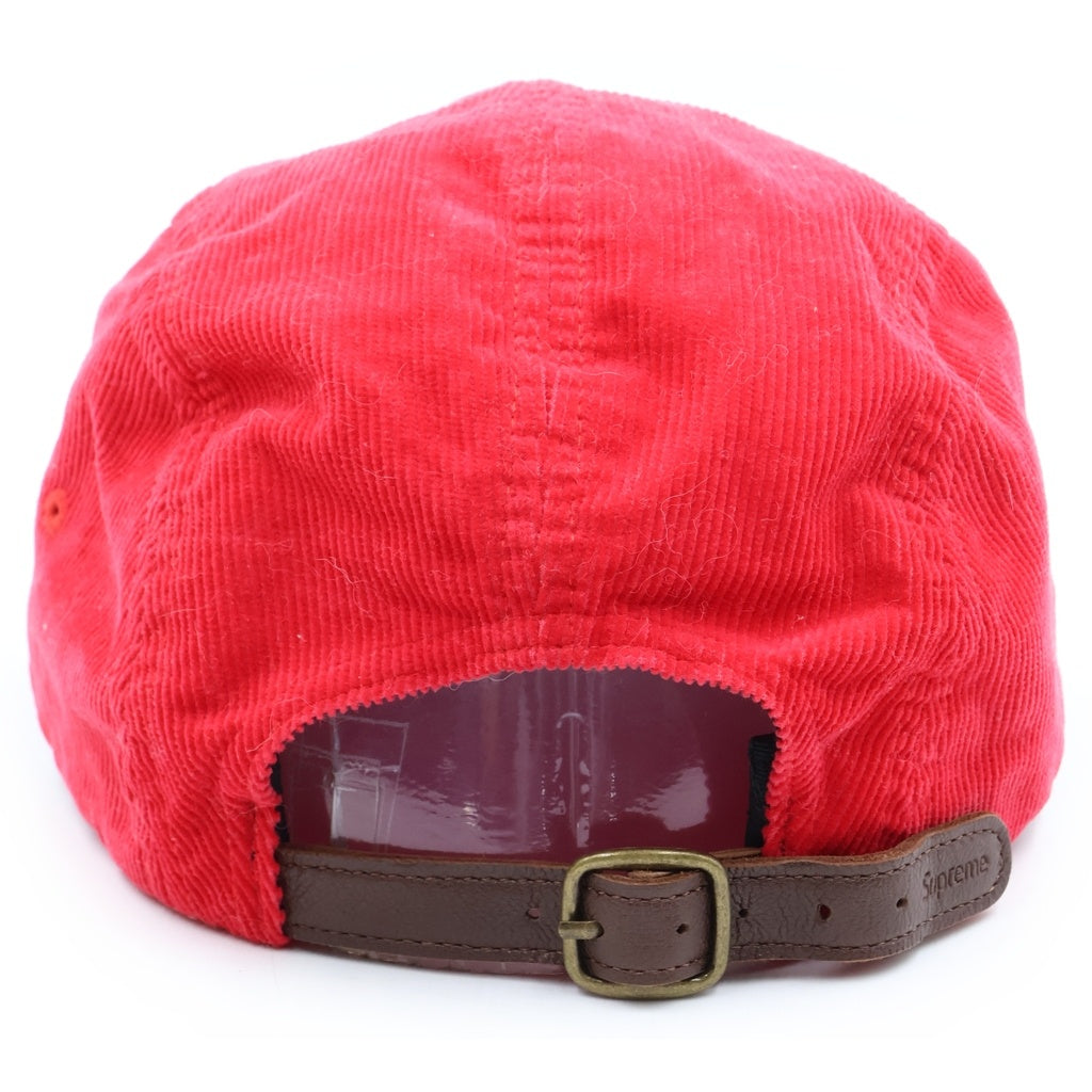 SUPREME(シュプリーム) 23AW Corduroy Camp Cap コーデュロイ キャンプ キャップ 帽子 レッド