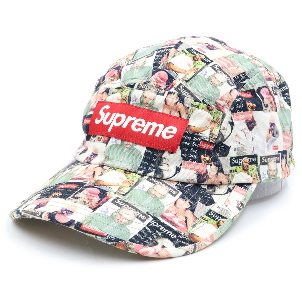 SUPREME(シュプリーム) 23SS Magazine Camp Cap ボックスロゴ キャンプ キャップ 帽子 マルチ