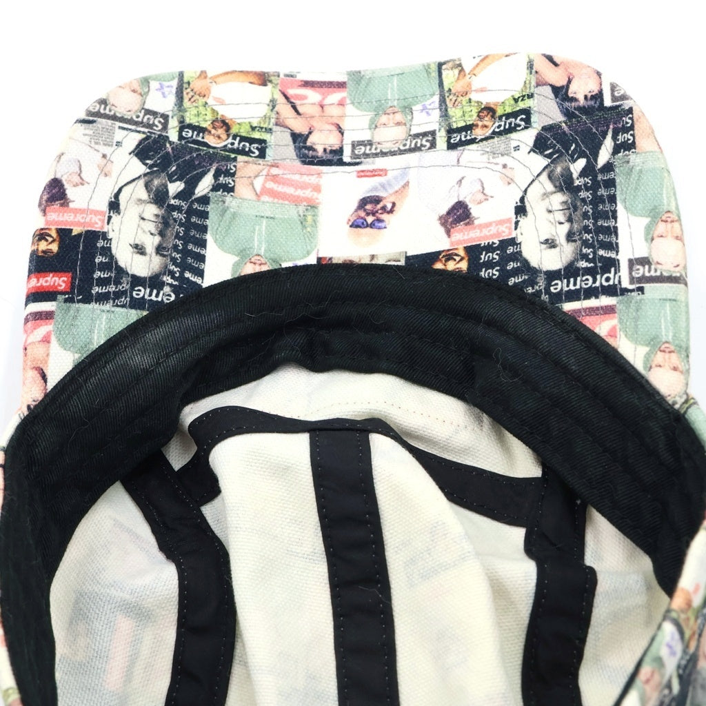 SUPREME(シュプリーム) 23SS Magazine Camp Cap ボックスロゴ キャンプ キャップ 帽子 マルチ