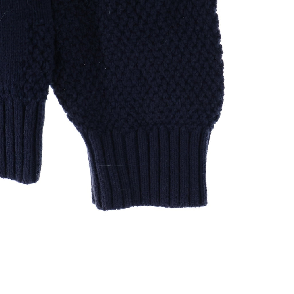 SUPREME(シュプリーム) 20AW Textured Small Box Sweater スモール ボックスロゴ セーター ネイビー -