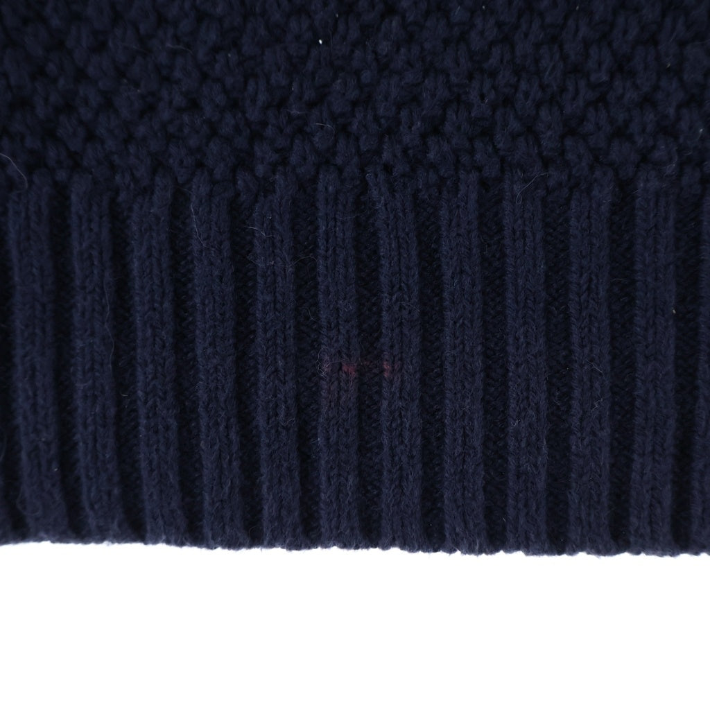 SUPREME(シュプリーム) 20AW Textured Small Box Sweater スモール ボックスロゴ セーター ネイビー -