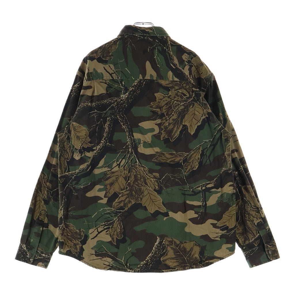 SUPREME(シュプリーム) 22AW Snap Work Shirt Branch Woodland Camo スナップ ボタン ポケット シャツ カーキ -