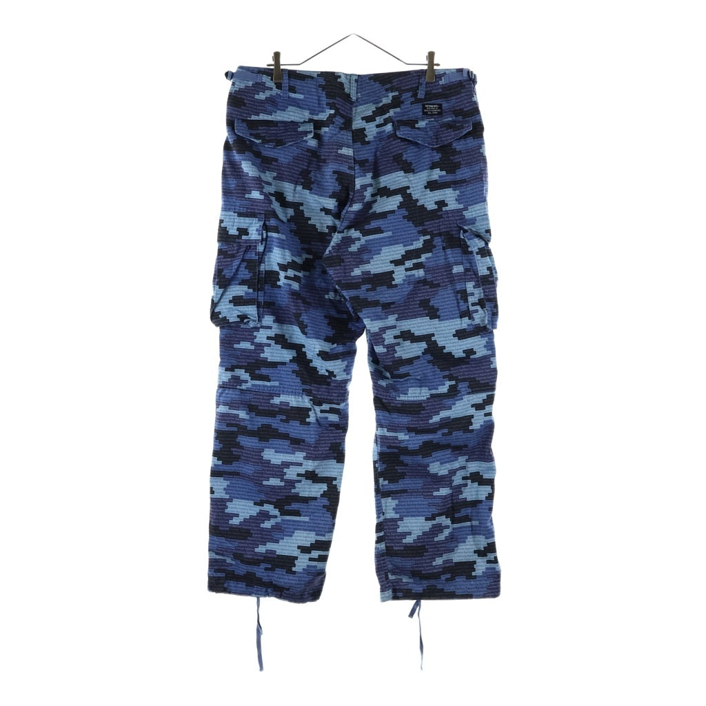 SUPREME(シュプリーム) 21SS Cargo Pant Blue Camo スモールボックスロゴカモ カーゴパンツ ブルー