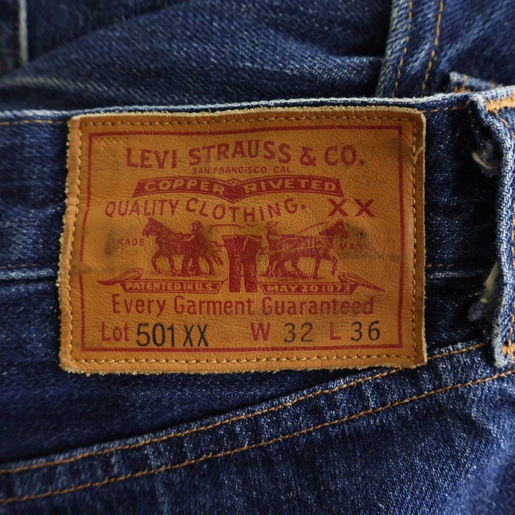 Levi's VINTAGE CLOTHING(リーバイス ビンテージ クロージング) 501XX 1922年モデル アメリカ製 ボタンフライリジッドストレートデニムパンツ ジーンズ インディゴ 19221-0001
