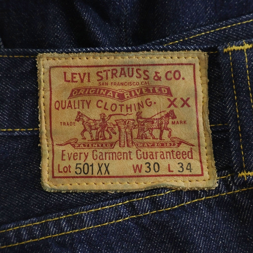 Levi's VINTAGE CLOTHING(リーバイス ビンテージ クロージング) 501XX 1947年モデル トルコ製 ボタンフライリジッドストレートデニムパンツ ジーンズ インディゴ 47501-0136