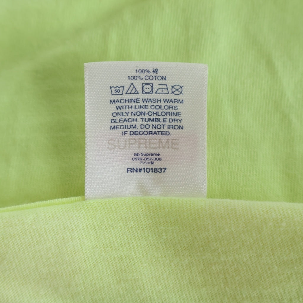 SUPREME(シュプリーム) 21SS Water Pistol Tee フォト プリント 半袖 Tシャツ カットソー イエロー -