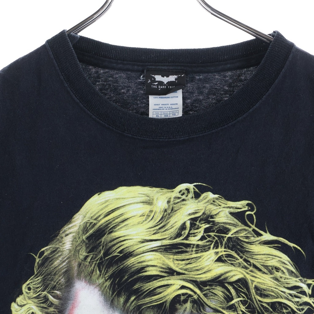 VINTAGE(ヴィンテージ) 00sTHE DARK NIGHT JOKER ザ ダークナイト ジョーカー プリンテッド 半袖Tシャツ カットソー ブラック