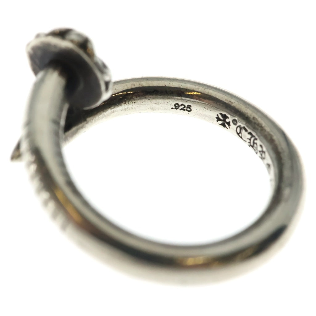 CHROME HEARTS(クロムハーツ) NAIL CRSBALL ネイル クロスボール リング シルバー BCA349