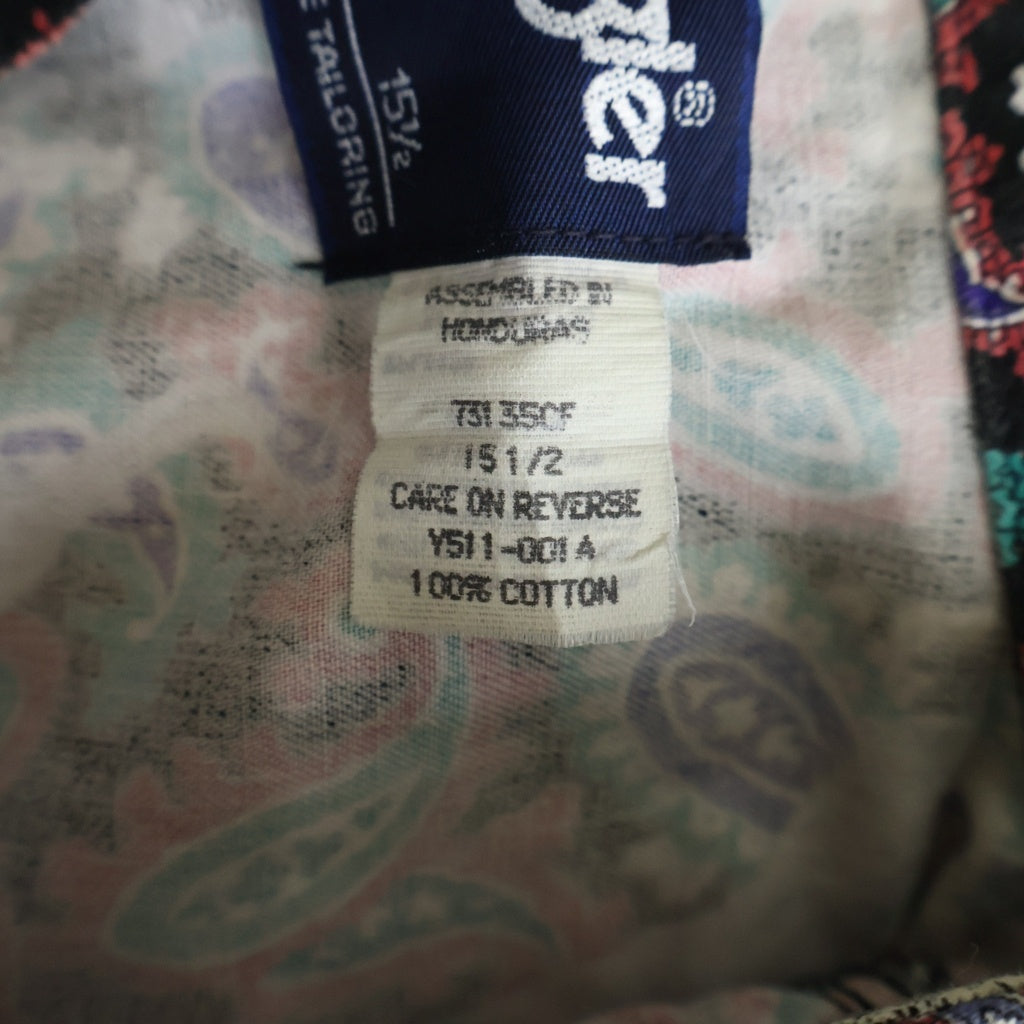 Wrangler(ラングラー) 90s Paisley Animal Print Short Sleeve Shirt ペイズリー柄 アニマルプリント 総柄 半袖シャツ