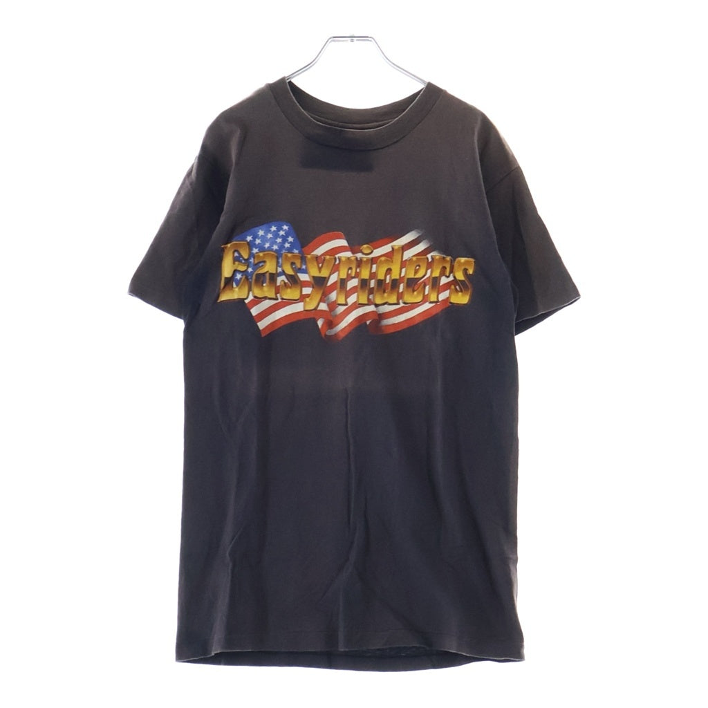 VINTAGE(ヴィンテージ) 90S EASYRIDERS イージーライダース ロゴプリント 半袖カットソー Tシャツ ブラック