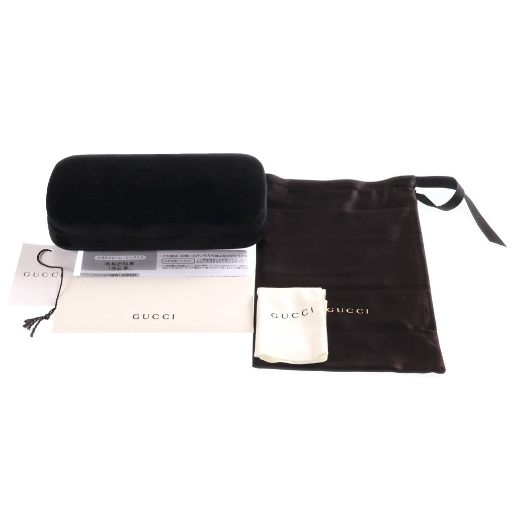 GUCCI(グッチ) インターロッキングG ボストン フレーム サングラス メガネ ブラック GG1339SK