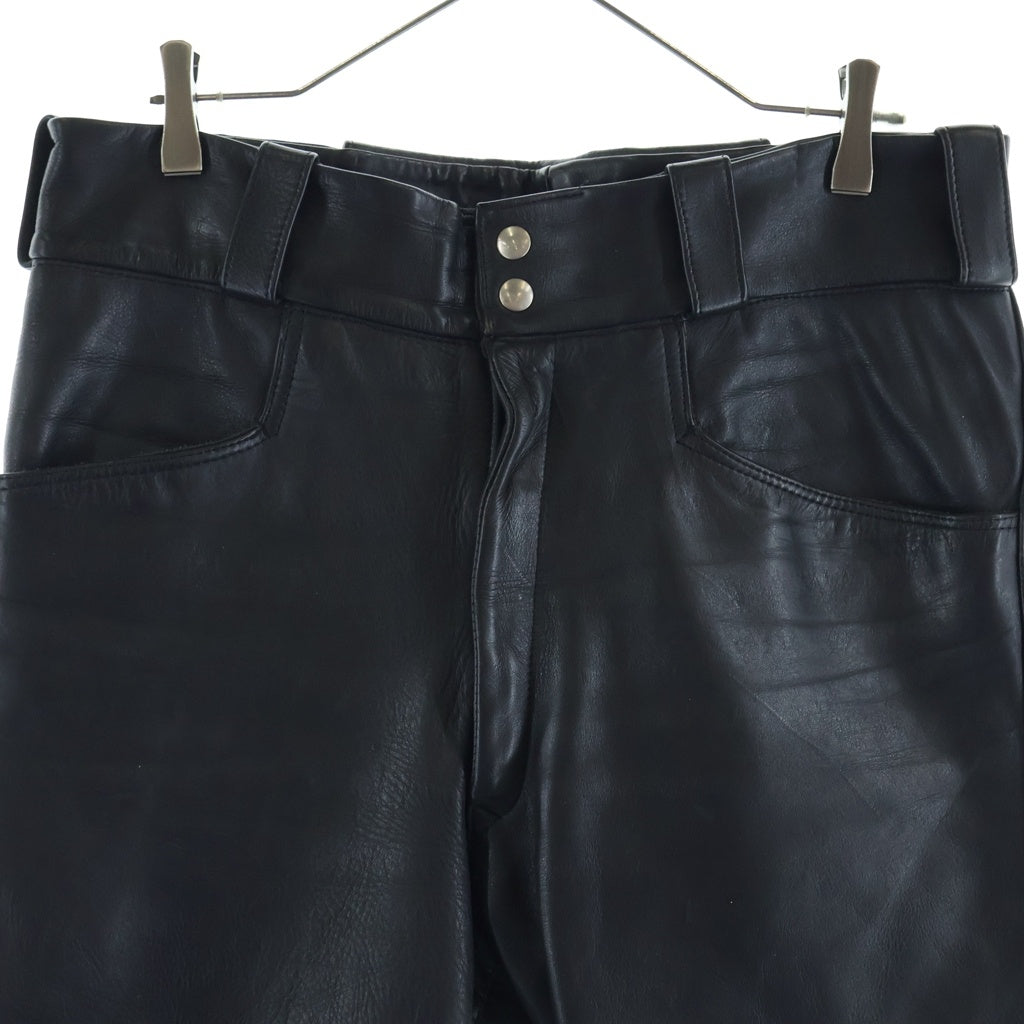 Lewis Leathers(ルイスレザー) 70S VINTAGE レザー ライダース パンツ ブラック