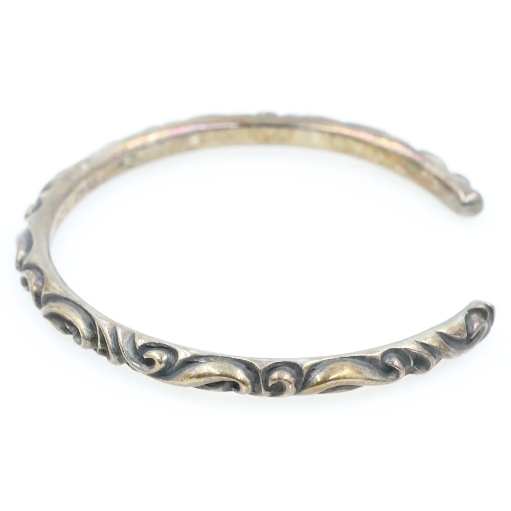 CHROME HEARTS(クロムハーツ) BANGLE SCROLL スクロールバンドバングル ブレスレット シルバー BCA127