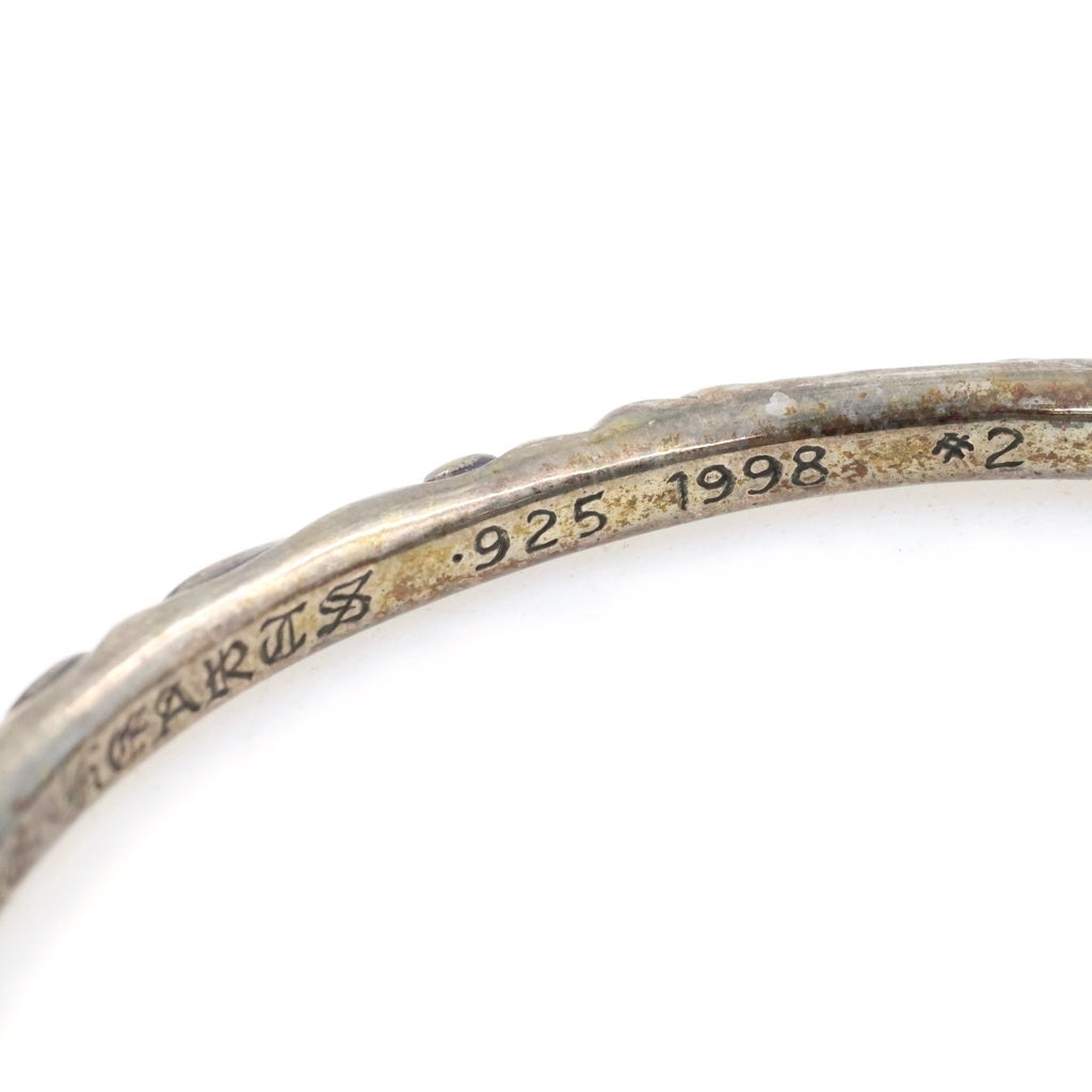CHROME HEARTS(クロムハーツ) BANGLE SCROLL スクロールバンドバングル ブレスレット シルバー BCA127