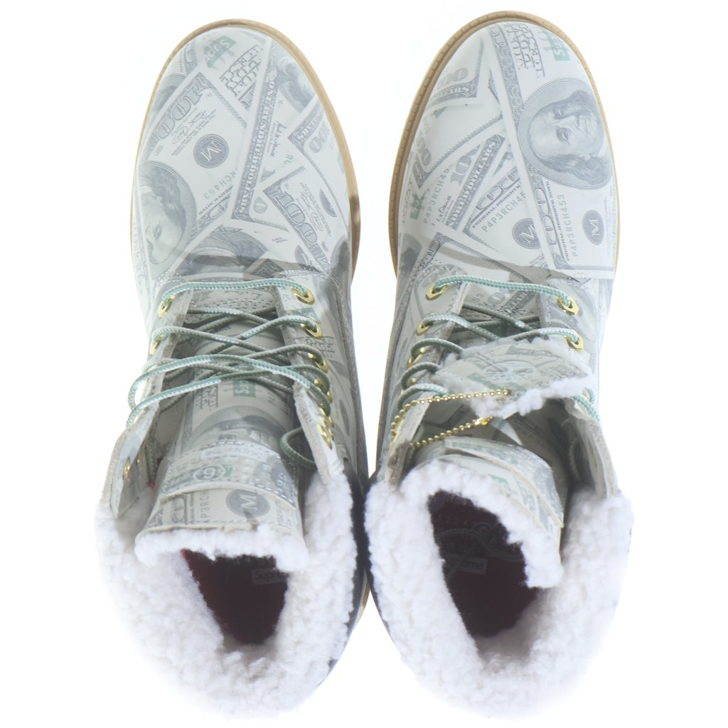 SUPREME(シュプリーム) 26SS ×Timberland ×MM6 Maison Margiela Money 6 Inch Premium Waterproof Boot ハイカット ボア ブーツ マルチカラー US11/29cm