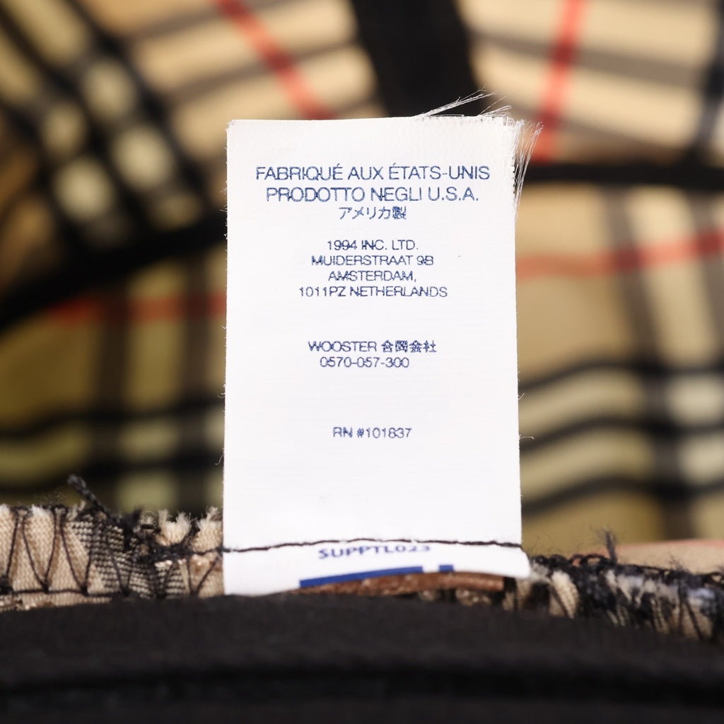 SUPREME(シュプリーム) 22SS ×Burberry ノヴァチェック バケットハット ベージュ レディース