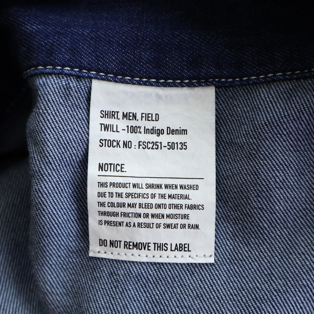 FreshService(フレッシュサービス) DENIM PULLOVER SHIRT デニム プルオーバー シャツ インディゴ FSC253-50119OB