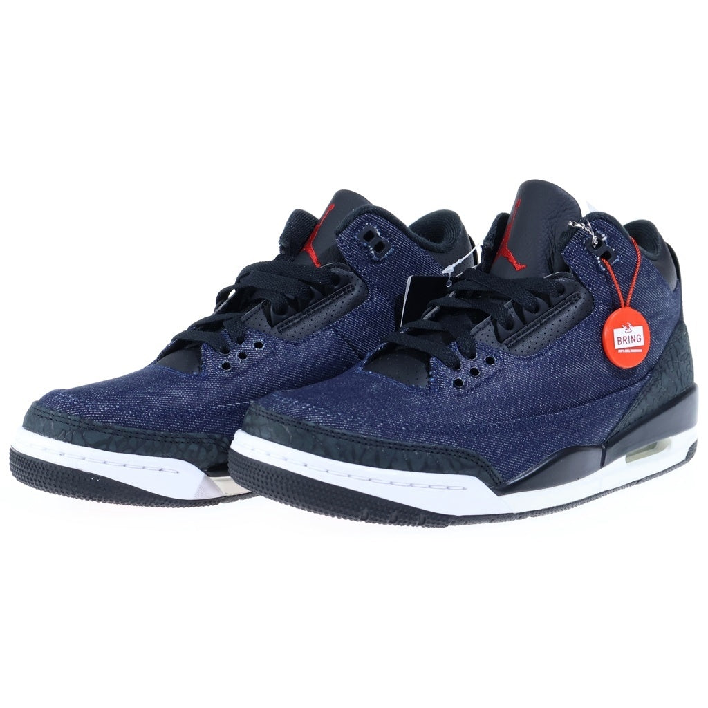 NIKE(ナイキ) ×Levi's AIR JORDAN RTR LSC INDIGO SP IH7959-400 リーバイス エアジョーダン 3 デニム ハイカットスニーカー インディゴ US8.5/26.5cm