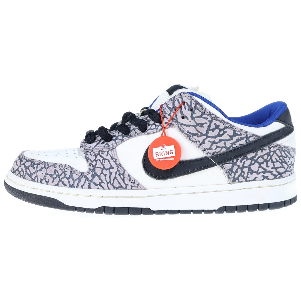 NIKE(ナイキ) 【観賞用 2002年製】×シュプリーム ナイキ SB ダンク ロー ホワイト セメント/サファリ ブラック/ホワイト US9/27cm 304292-001