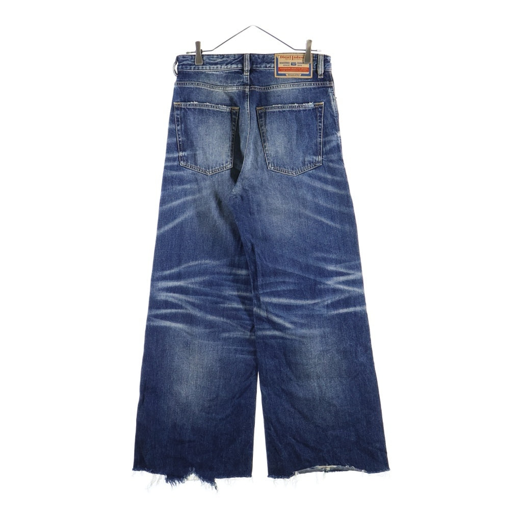 DIESEL(ディーゼル) RELAXED D-RISE クラッシュデニム パンツ インディゴ A06371