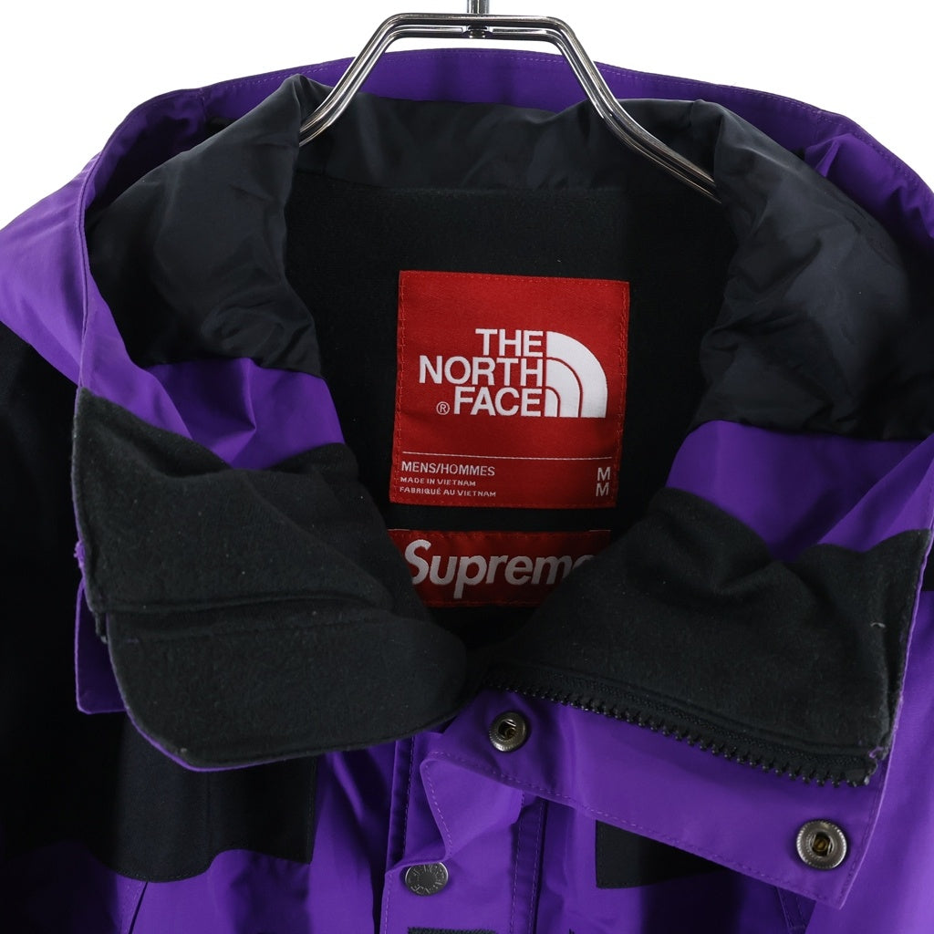 THE NORTH FACE(ザノースフェイス) 19SS ×SUPREME ARC LOGO GORE-TEX MOUNTAIN PARKA ×シュプリーム アークロゴ ゴアテックス マウンテンパーカー ジャケット パープル/ブラック NP119011