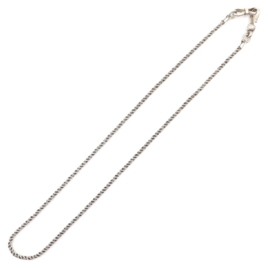 WAKAN SILVER SMITH(ワカンシルバースミス) ツイスト チェーン フック ネックレス シルバー レディース