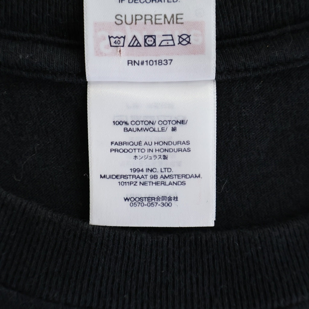 SUPREME(シュプリーム) 25AW Playboi Carti Tee プレイボーイ カーティ クルーネック 半袖Tシャツ カットソー ブラック
