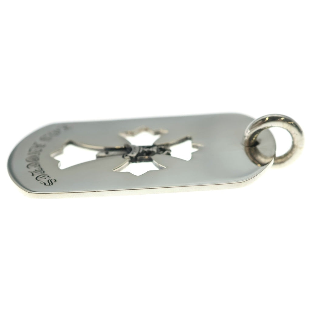 CHROME HEARTS(クロムハーツ) D TAG LRG LTD ラージドッグタグ LA限定ラージドッグタグネックレストップ シルバー