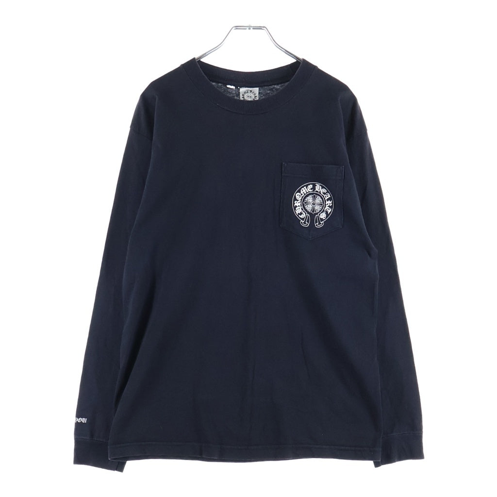 CHROME HEARTS(クロムハーツ) OLD S/S オールド バックセメタリークロスプリント 長袖Tシャツカットソー ブラック