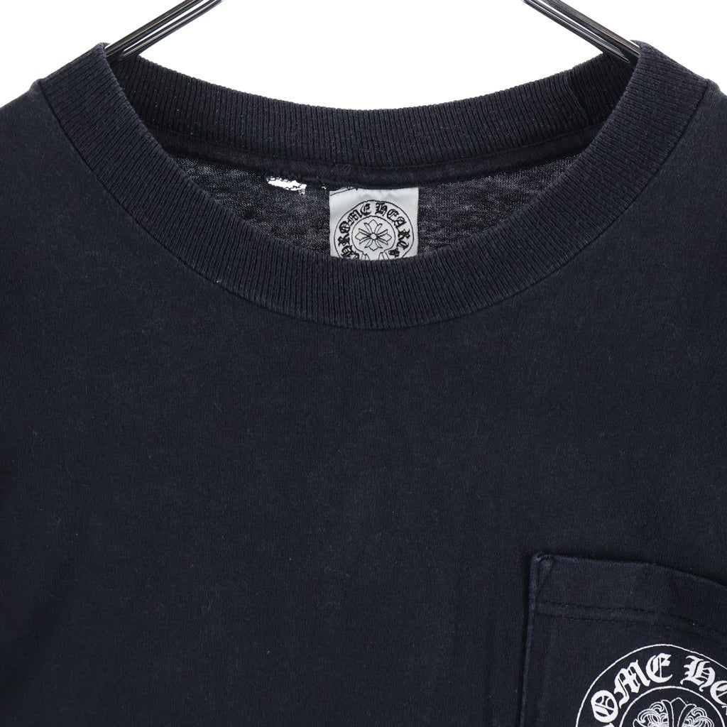 CHROME HEARTS(クロムハーツ) OLD S/S オールド バックセメタリークロスプリント 長袖Tシャツカットソー ブラック