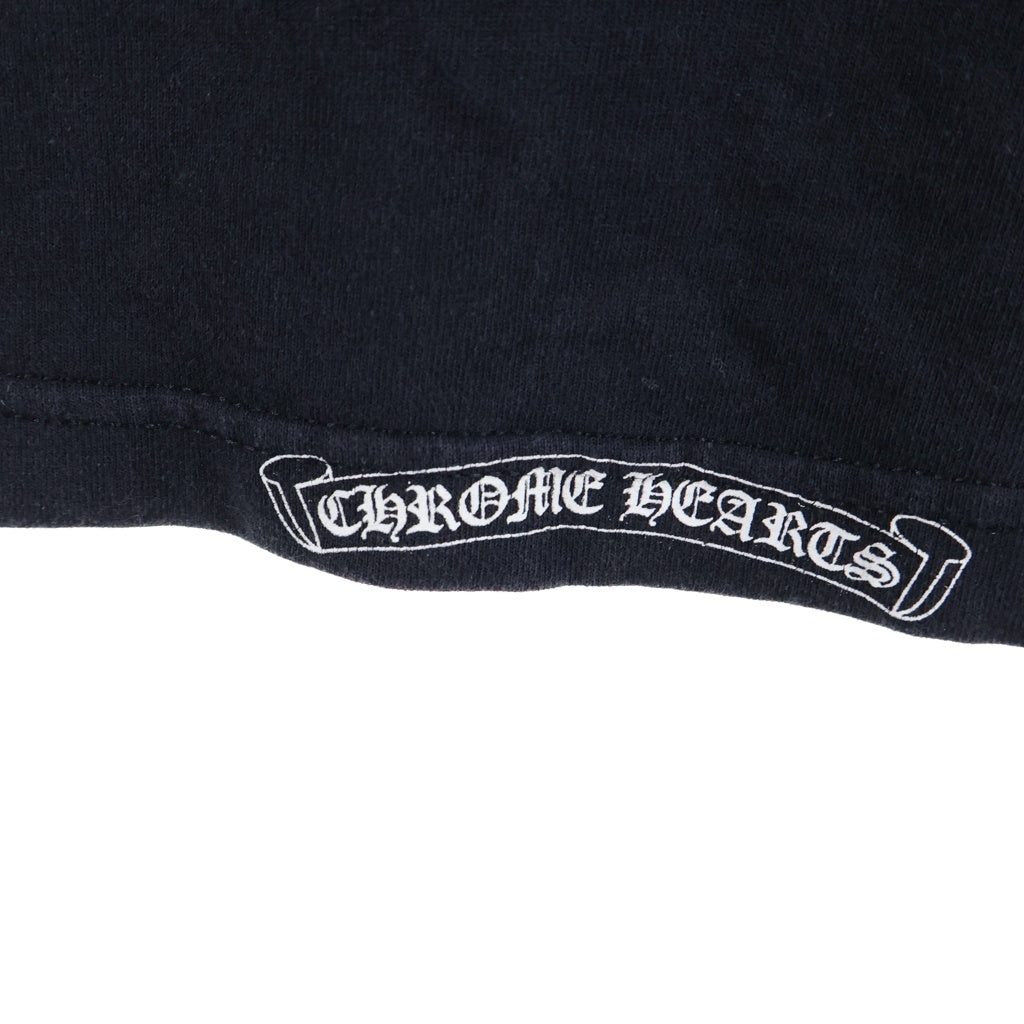 CHROME HEARTS(クロムハーツ) OLD S/S オールド バックセメタリークロスプリント 長袖Tシャツカットソー ブラック