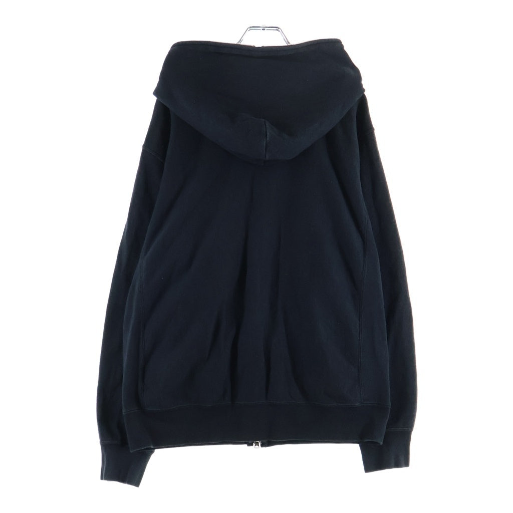 A BATHING APE(アベイシングエイプ) サークル ロゴ プリント フルジップアップ スウェット パーカー ブラック