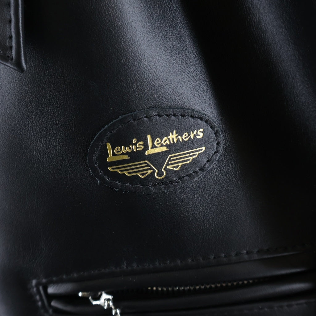 Lewis Leathers(ルイスレザー) DOMINATOR ドミネーター レギュラーフィット ホースハイド ジップアップレザージャケット ブラック