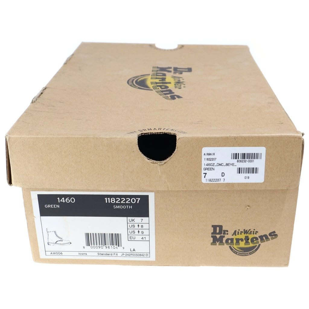 Dr.Martens(ドクターマーチン) 1460 8EYE 8ホール レザーブーツ グリーン 11822207