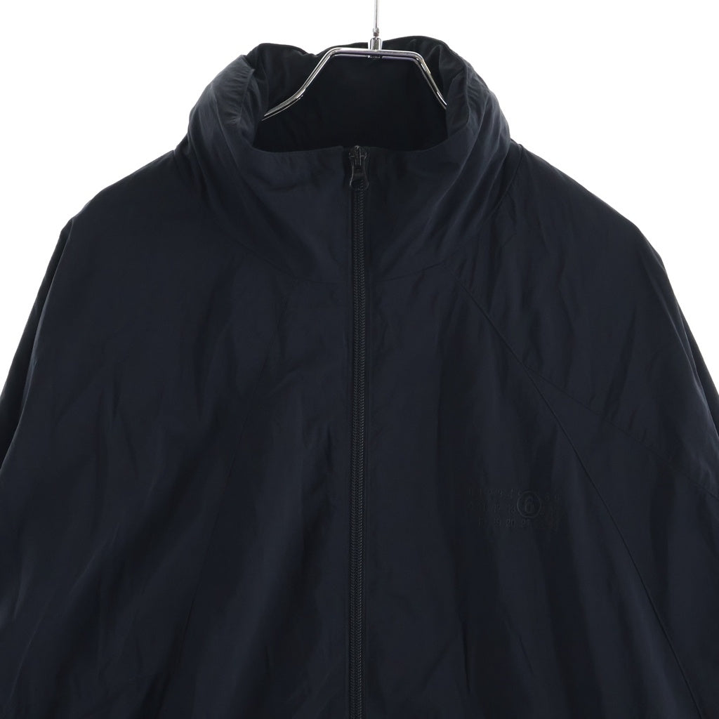MM6 Maison Margiela(エムエムシックスメゾンマルジェラ) NYLON WINDOBREAKER JACKET ハイネックジップアップナイロン ウィンド ジャケット ブラック SH0AM0083