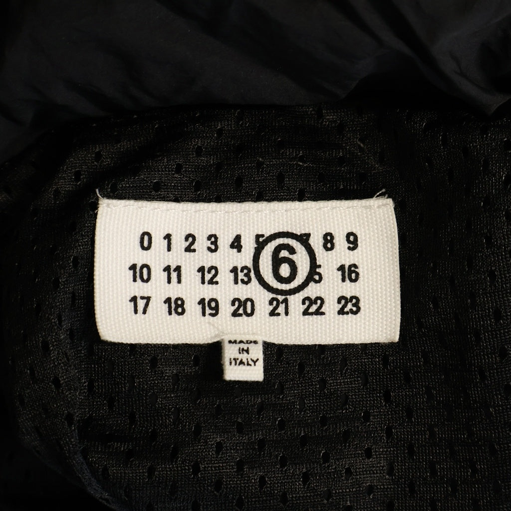 MM6 Maison Margiela(エムエムシックスメゾンマルジェラ) NYLON WINDOBREAKER JACKET ハイネックジップアップナイロン ウィンド ジャケット ブラック SH0AM0083