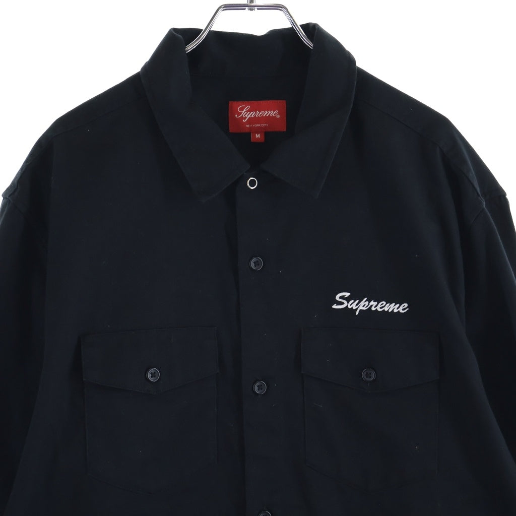 SUPREME(シュプリーム) 21AW The Crow Work Shirts ザ クロウ ボタンアップ ワーク 長袖シャツ ブラック