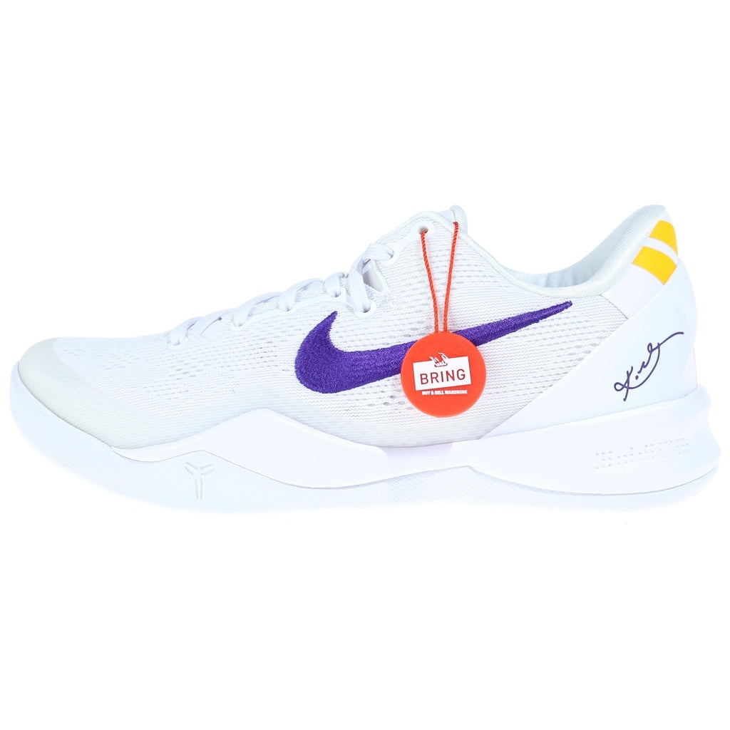 NIKE(ナイキ) KOBE 8 PROTRO LAKERS HOME コービー8 プロトロ レイカーズホーム ローカットスニーカー ホワイト US8/26cm HF9550-100