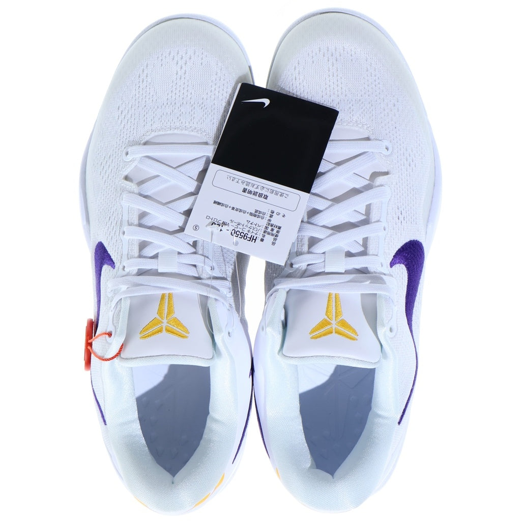 NIKE(ナイキ) KOBE 8 PROTRO LAKERS HOME コービー8 プロトロ レイカーズホーム ローカットスニーカー ホワイト US8/26cm HF9550-100