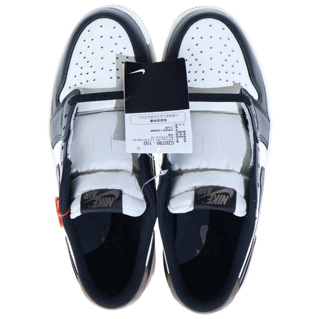 NIKE(ナイキ) AIR JORDAN 1 RETRO LOW OG MOCHA エアジョーダン1モカ ローカットスニーカー ブラウン/ホワイト/ブラック US8/26cm CZ0790-102