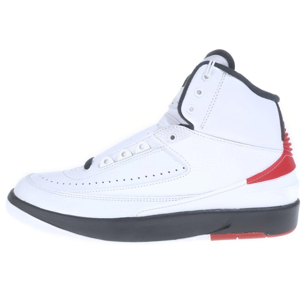 NIKE(ナイキ) AIR JORDAN 2 OG CHICAGO 2022 エアジョーダン2 シカゴ ハイカットスニーカー ホワイト/レッド US8/26cm DX2454-106