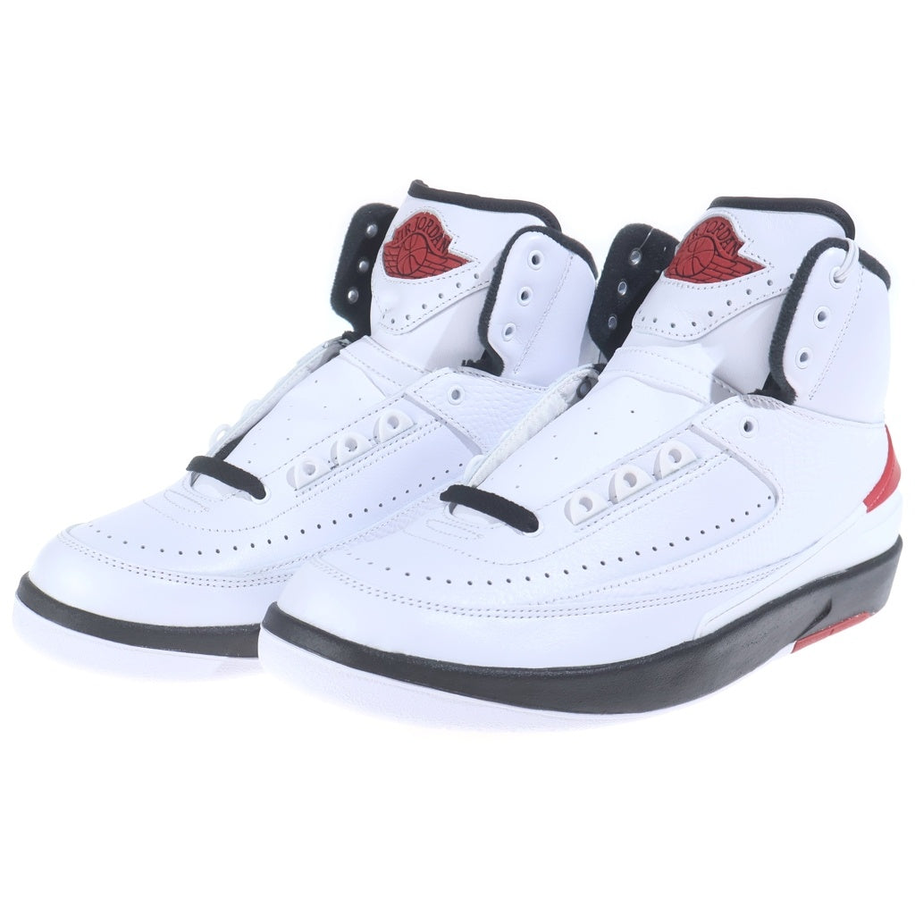 NIKE(ナイキ) AIR JORDAN 2 OG CHICAGO 2022 エアジョーダン2 シカゴ ハイカットスニーカー ホワイト/レッド US8/26cm DX2454-106