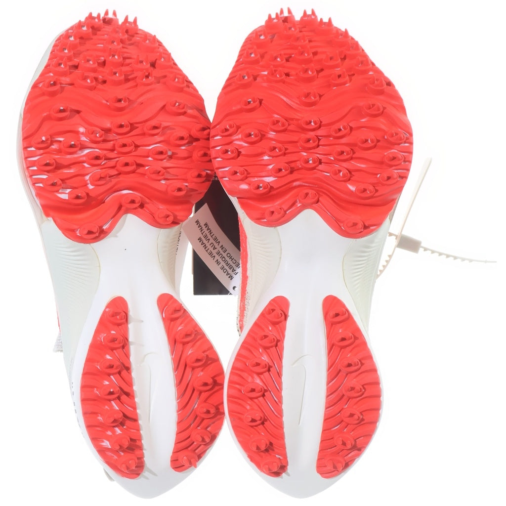 NIKE(ナイキ) ×OFF-WHITE AIR ZOOM TEMPO NEXT FLYKNIT SOLAR オフホワイト エアズームテンポネクスト フライソーラー ローカットスニーカー ホワイト US8/26cm CV0697-100
