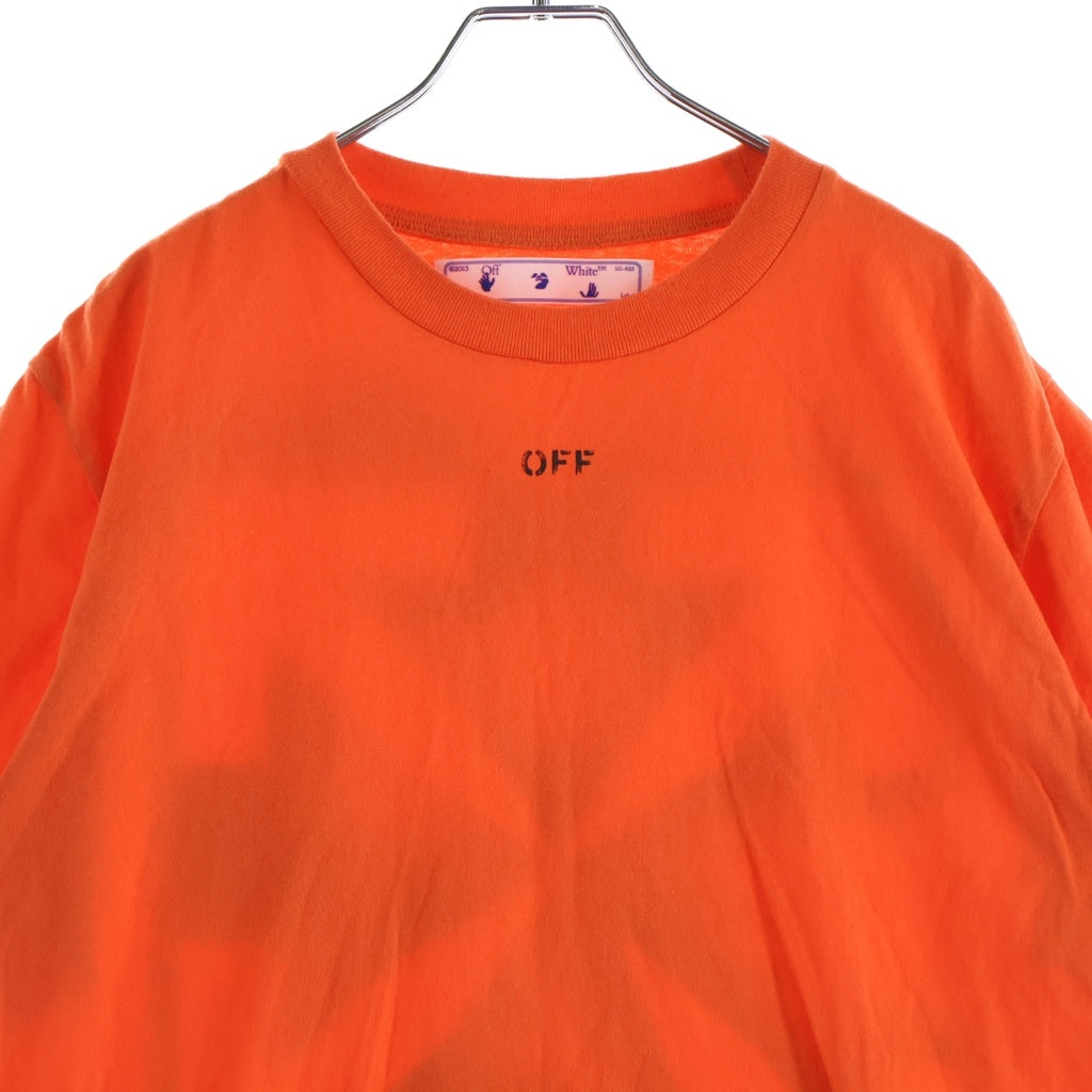 OFF-WHITE(オフホワイト) STENCIL S/S SLIM TEE スプレー ペイント ロゴ 半袖 カットソー Tシャツ OMAA027E20JER006